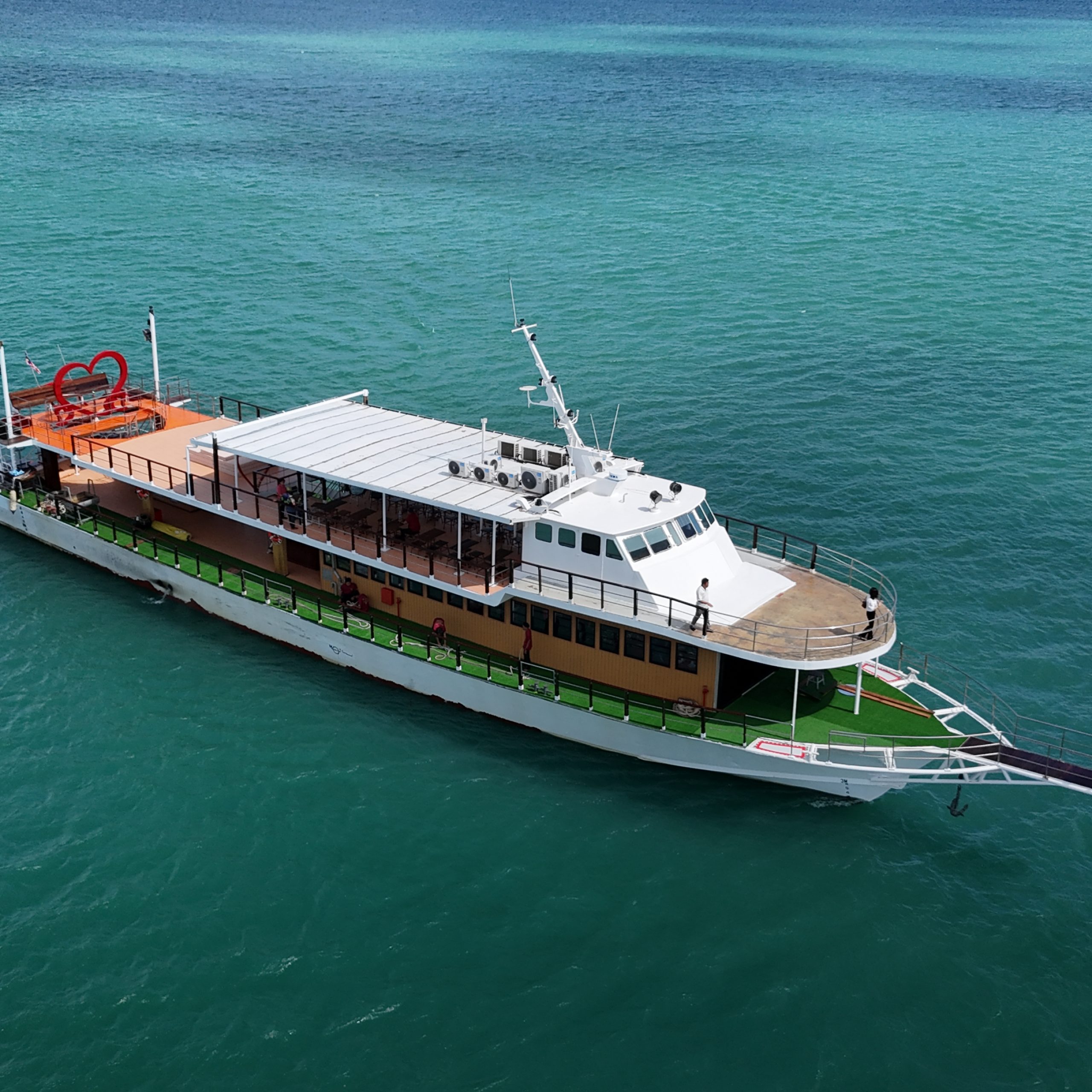 Beauty Princess, Langkawi's largest charter boat, used for company day-outs